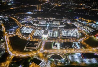 Aerial view, Centro shopping centre, Oberhausen-Neue Mitte, arcade, play station, CentrO-Promenade,