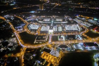 Aerial view, Centro shopping centre, Oberhausen-Neue Mitte, arcade, play station, CentrO-Promenade,