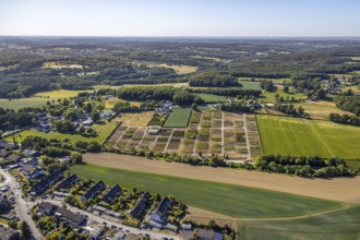 Aerial view, tree plots, tree nursery Wittener Straße 206, Ostholt, Hiddinghausen, Sprockhövel,
