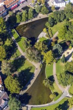 Aerial photo, Paderquellgebiet, Paderborn, Ostwestfalen-Lippe, OWL, North Rhine-Westphalia,