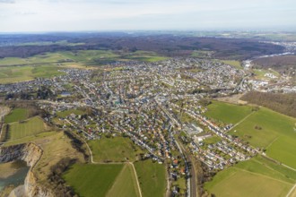 Aerial view of Warstein, Warstein, North Rhine-Westphalia, Germany