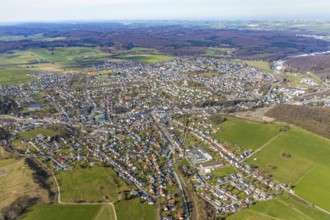 Aerial view of Warstein, Warstein, North Rhine-Westphalia, Germany