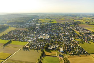 Aerial view, local view Preussisch Oldendorf, Preussisch Oldendorf, OWL, Ostwestfalen-Lippe, East