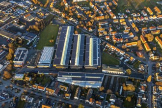 Aerial view, Standard Metallwerke, Rustigestraße, Werl, North Rhine-Westphalia, Germany