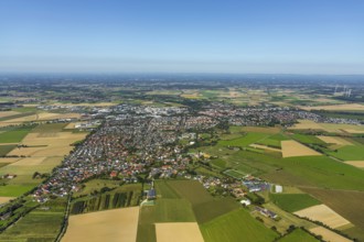 Aerial view, town view, Salzkotten, OWL, Ostwestfalen-Lippe, East Westphalia, North