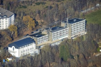 Aerial view, Johannesbad Fachklinik Hochsauerland, Kurklinik Fredeburg Dr. Zwick, Fredeburg,