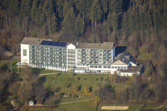 Aerial view, Johannesbad Fachklinik Hochsauerland, VdK Kur- u. Erholungshotel North