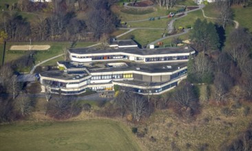 Aerial view, Johannesbad Fachklinik Hochsauerland, Kurmittelhaus, Fredeburg, Schmallenberg,