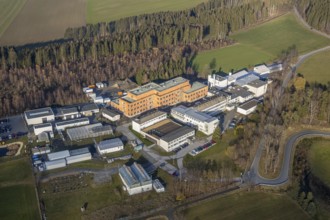 Aerial photograph, Fraunhofer Institute for Molecular Biology and Applied Ecology, Auf dem Aberg,