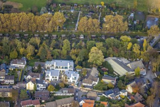 Aerial view, new development area Otto-Pankok-Straße, Saarn, Mülheim an der Ruhr, Ruhr area, North