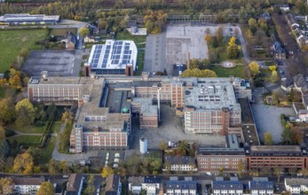 Aerial view, former company premises Tengelmann Warenhandel, Speldorf, Mülheim an der Ruhr, Ruhr