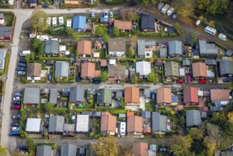 Aerial photo, leisure domicile Entenfangsee, Am Entenfang, permanent campers, permanent residences,