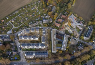 Aerial view, Parsevalstraße development area, Raadt district, Mülheim-Ruhr district association of