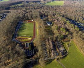 Aerial photo, Harkortberg sports ground, FC Wetter 1910/30, Alt-Wetter, Wetter, Ruhr area, North