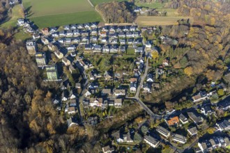 Aerial view, Auf dem Elberg - Schultes Höhe development area, Wengern, Wetter, Ruhr area, North