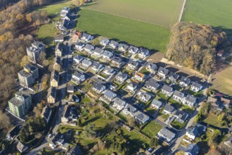 Aerial view, Auf dem Elberg - Schultes Höhe development area, Wengern, Wetter, Ruhr area, North