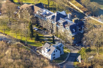 Aerial photo, RZV Rechenzentrum Volmarstein GmbH, Grundschöttel, Wetter, Ruhr area, North