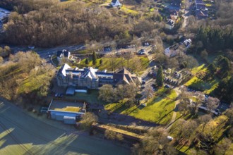 Aerial photo, RZV Rechenzentrum Volmarstein GmbH, Grundschöttel, Wetter, Ruhr area, North