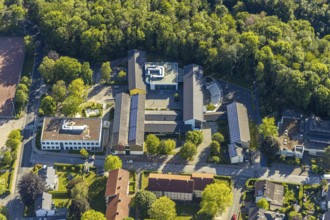 Aerial view, Wickede secondary school, Wickede (Ruhr), North Rhine-Westphalia, Germany
