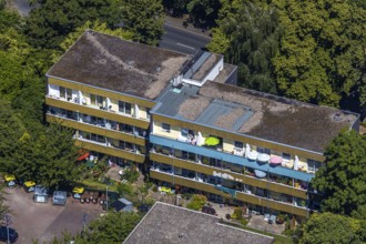 Aerial view, Egge retirement home, Witten, Ennepe-Ruhr district, Ruhr area, North Rhine-Westphalia,