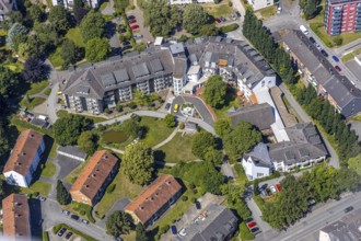 Aerial view, St. Josef retirement home, Witten, Ennepe-Ruhr district, Ruhr area, North
