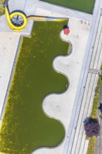 Aerial view, outdoor swimming pool Annen, Witten, Ennepe-Ruhr district, Ruhr area, North