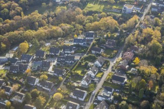 Aerial view, Eichholzstraße housing estate, Rüdinghauser Berg, Haarstranghöhe, Rüdinghausen,