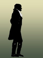 Portrait of Thomas Jefferson, 1743 - 1826, third president of the United States and principal