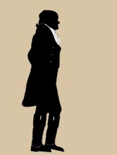 Portrait of Thomas Jefferson, 1743 - 1826, third president of the United States and principal