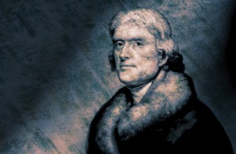 Portrait of Thomas Jefferson, 1743 - 1826, third president of the United States and principal