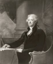 Portrait of Thomas Jefferson, 1743 - 1826, third president of the United States and principal