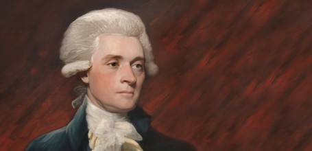Portrait of Thomas Jefferson, 1743 - 1826, third president of the United States and principal