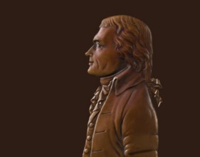 Portrait of Thomas Jefferson, 1743 - 1826, third president of the United States and principal