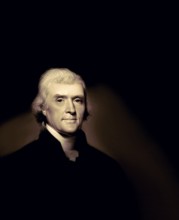 Portrait of Thomas Jefferson, 1743 - 1826, third president of the United States and principal