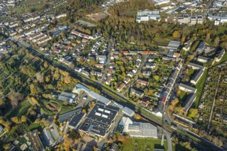 Aerial view, residential area Ziegelstraße, Danziger Straße, Breslauer Straße, Königsberger Straße,