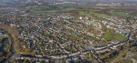 Aerial view, view of Heven, Witten, Ruhr area, North Rhine-Westphalia, Germany