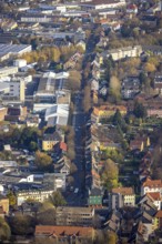 Aerial view, Annenstraße, Witten, Ruhr area, North Rhine-Westphalia, Germany