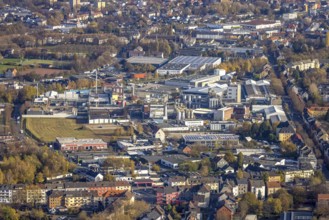 Aerial view, Evonik Industries AG, Arthur-Imhausen-Straße, Annenstraße, Witten, Ruhr area, North