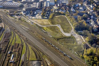 Aerial view, Drei Könige construction area, Witten-Mitte, Witten, Ennepe-Ruhr district, Ruhr area,