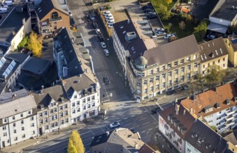 Aerial view, residential building, former administrative building of Mannesmann-Werke, Ardeystraße