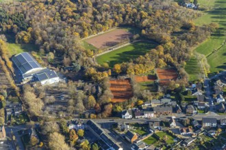 Aerial view, sports and leisure park Klingerhuf, Wilhelm-Reuter-Allee, Neukirchen,
