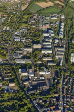 Aerial photo, Westfälische Wilhelms-Universität Münster Institute Group 1, Münster University of