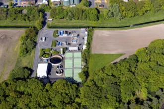 Aerial view, Central Landfill II, Reiling MS-Recycling, Abfallwirtschaftsbetriebe Münster,