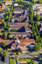 Aerial photo, University Hospital Münster, Münster, Münsterland, North Rhine-Westphalia, Germany,