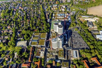 Aerial view, University Hospital Münster, Albert-Schweitzer-Campus, Münster, Münsterland, North
