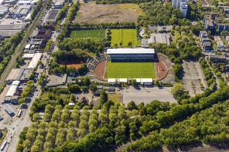 Aerial view, Preußenstadion, SC Preußen 06 e.V. Münster, Münster, Münsterland, North