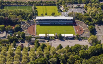 Aerial view, Preußenstadion, SC Preußen 06 e.V. Münster, Münster, Münsterland, North
