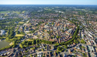 Aerial view, Old Town, Promenadenring, St Paul's Cathedral, Cathedral SquarePaulus-Dom, Domplatz,