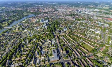 Aerial photo, Sparkasse Münsterland Ost, IHK Nord Westfalen, LVM Versicherung Zentrale,
