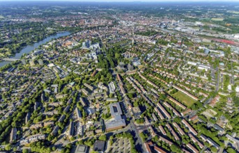 Aerial photo, Sparkasse Münsterland Ost, IHK Nord Westfalen, LVM Versicherung Zentrale,